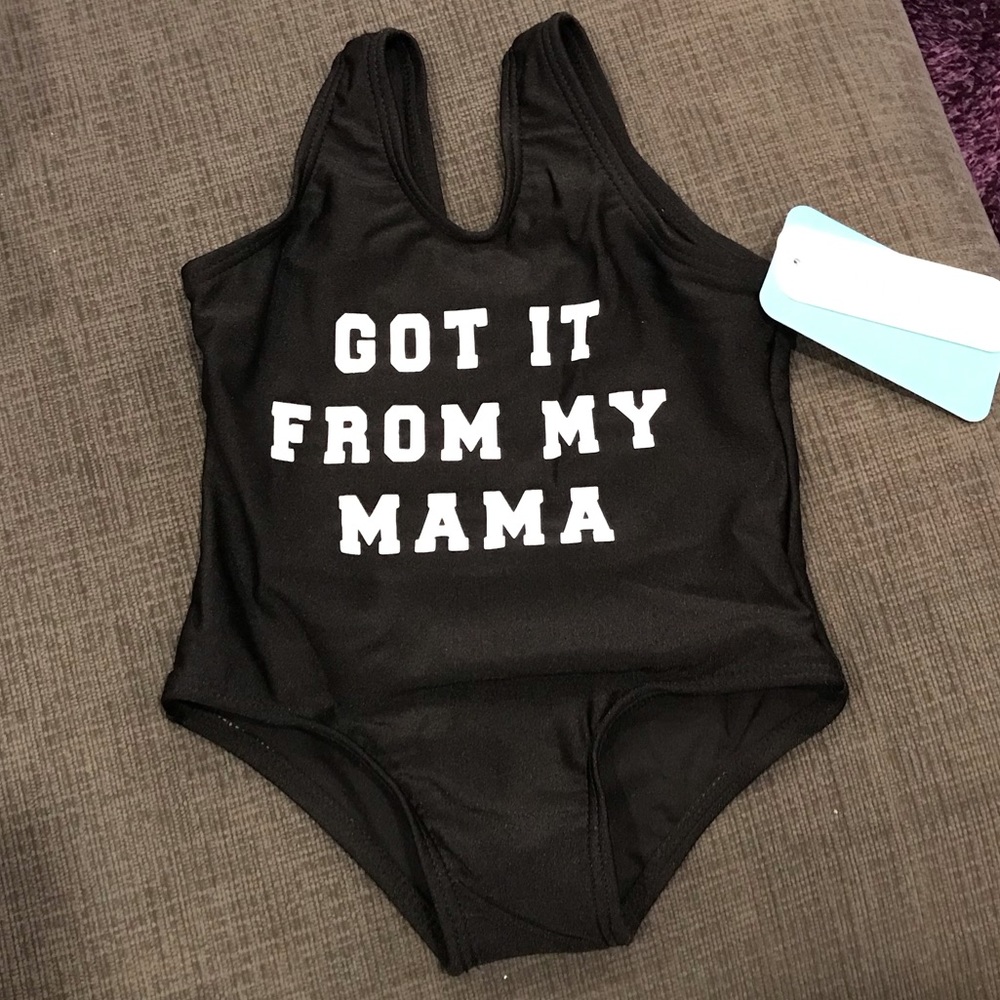 NWOT Baby Bathing Suit 6-9 months PatPat Got it From My Mama